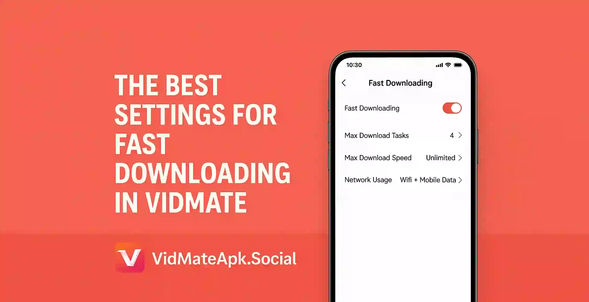 The Best Settings for Fast Downloading in VidMate (1)